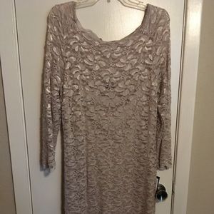 Gold Lace NWT Dress size 12